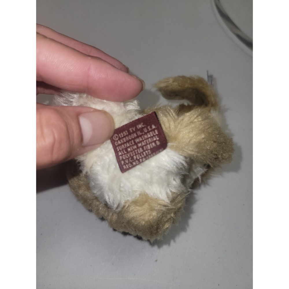 Vintage Beanie Babies Scruffy Dog Attic Treasures‎ 1993 Plush 9" Jointed - Picture 6 of 6